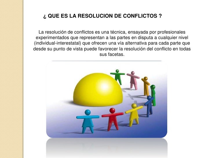 Resolucion de conflictos