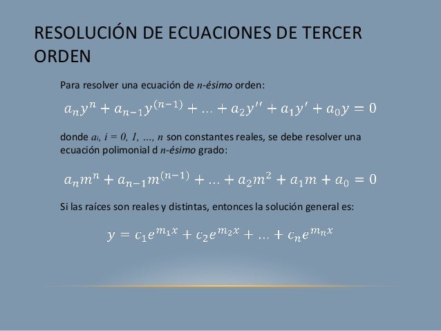 Ecuaciones De Tercer Orden - gudangmapa
