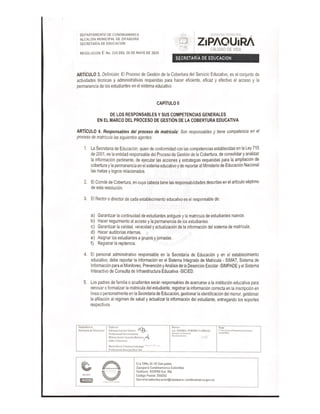 Resolucion de matricula 2021