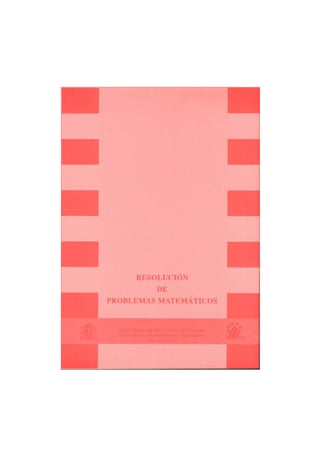 Resolucion de problemas matematicos