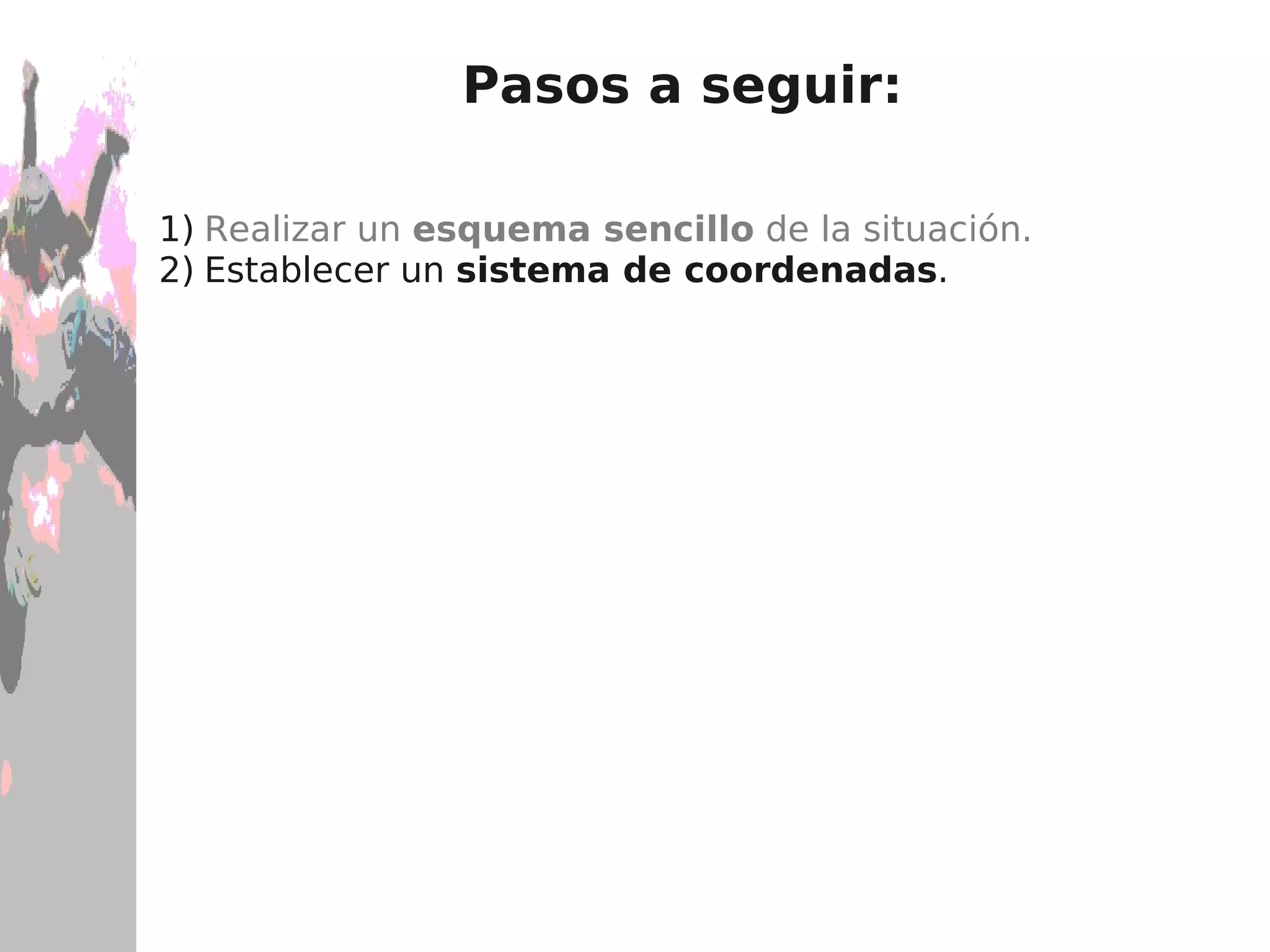 Realizar un  esquema sencillo  de la situación. 
