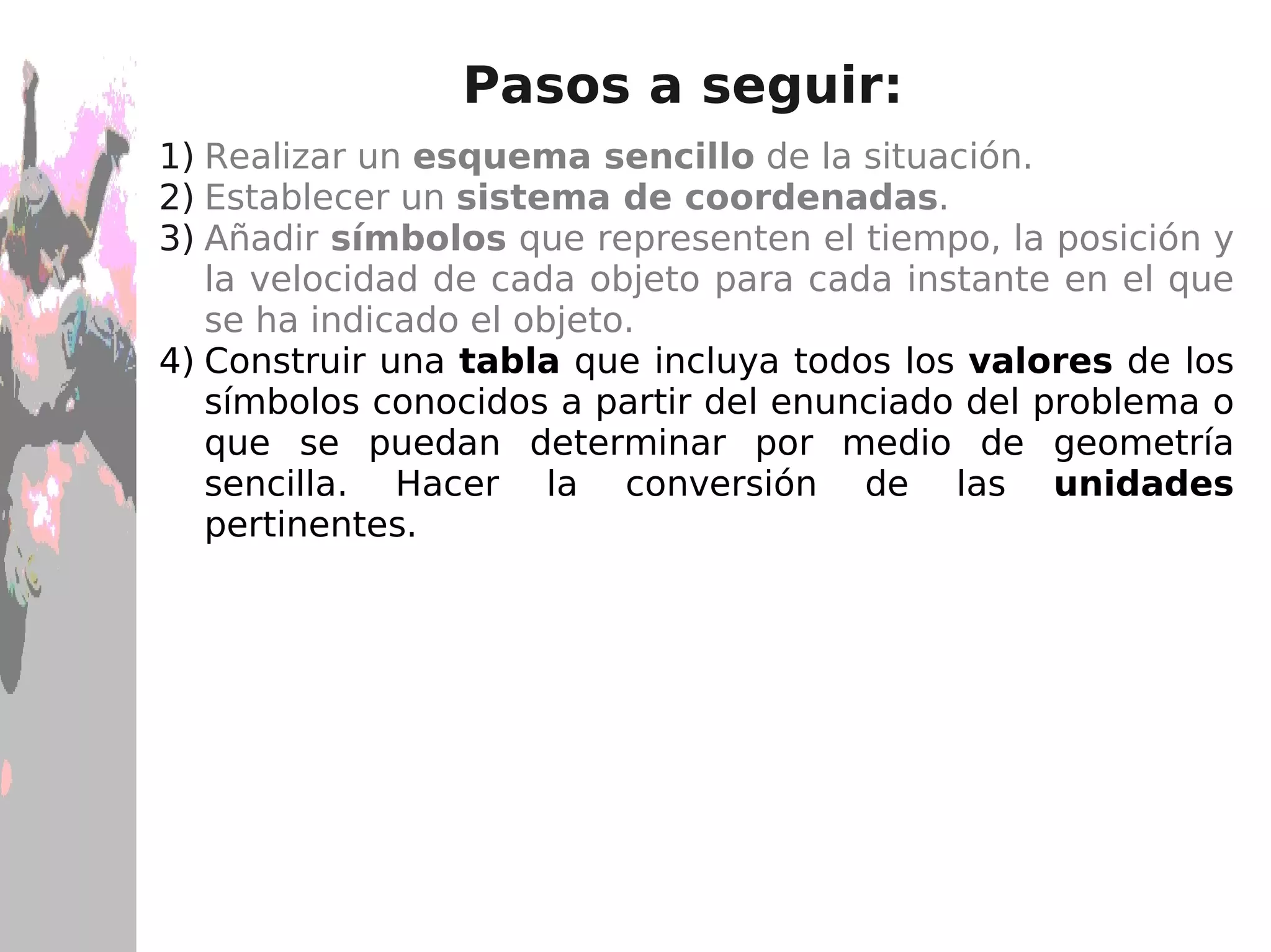Realizar un  esquema sencillo  de la situación. 