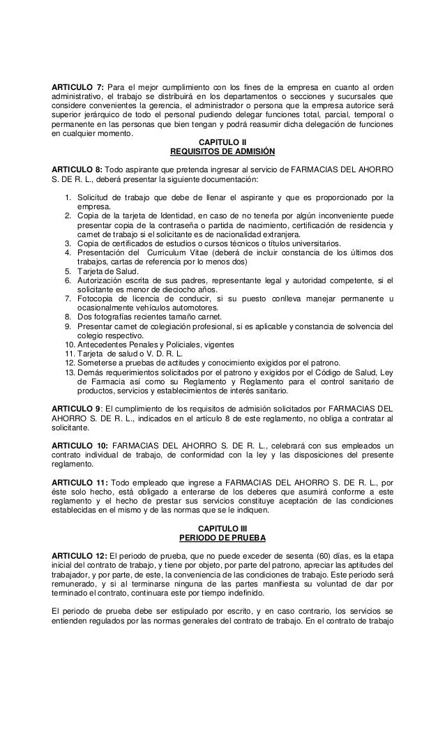Resolucion reglamento interno de trabajo de la empresa 