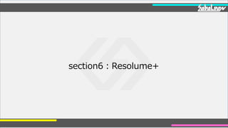 section6：Resolume+
 