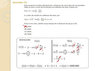 𝐶(𝑥)
𝐿 𝑥 = 𝑉 𝑥 − 𝐶(𝑥)
V(x)
𝐿 𝑥 = 𝑉 𝑥 − 𝐶(𝑥) = 3 − 2 = 1 → 𝐿 𝑥 = 1000.000
1
2
4
1
 