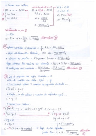 Resolução do 13º simulado