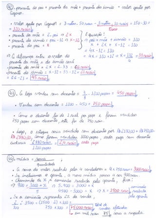 Resolução do 6º simulado