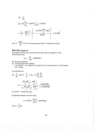Resolução fogler 4ed.