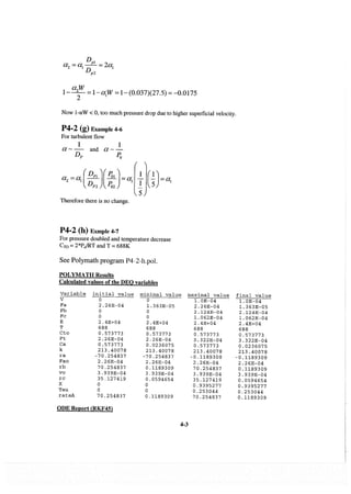 Resolução fogler 4ed.