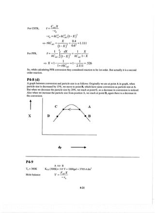 Resolução fogler 4ed.