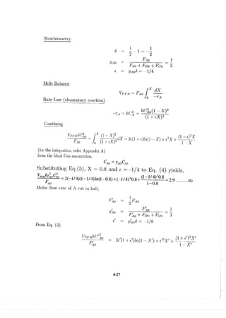 Resolução fogler 4ed.