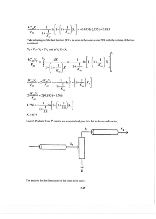 Resolução fogler 4ed.