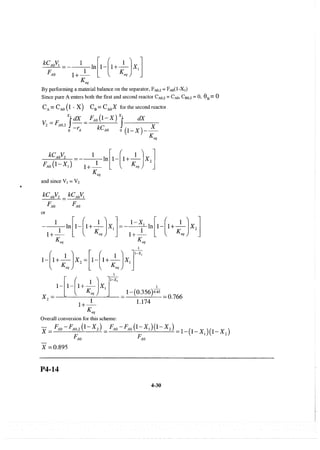 Resolução fogler 4ed.