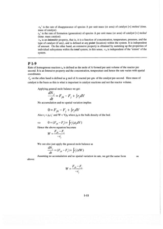 Resolução fogler 4ed.