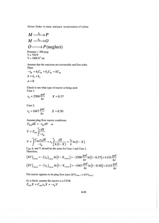 Resolução fogler 4ed.