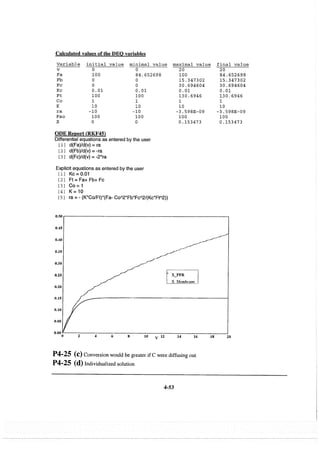 Resolução fogler 4ed.