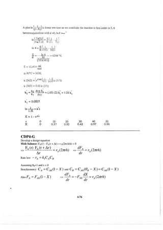 Resolução fogler 4ed.