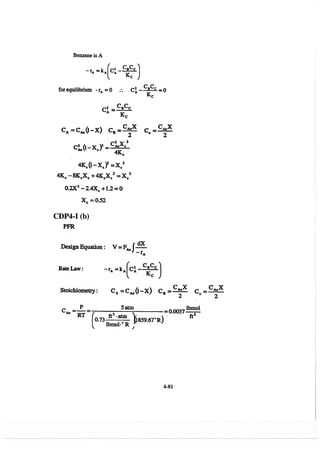 Resolução fogler 4ed.