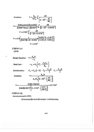 Resolução fogler 4ed.