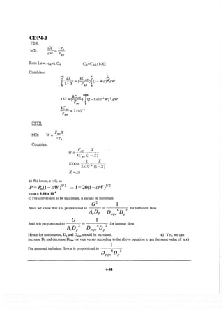 Resolução fogler 4ed.