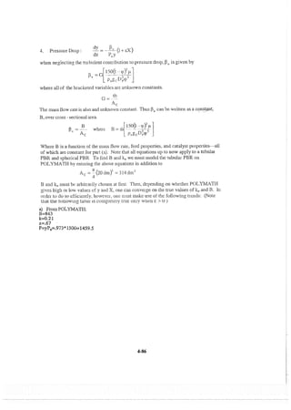 Resolução fogler 4ed.