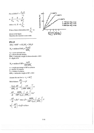 Resolução fogler 4ed.
