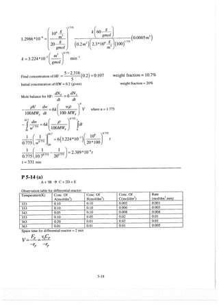 Resolução fogler 4ed.