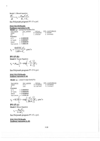 Resolução fogler 4ed.