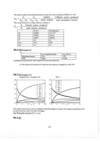 Resolução fogler 4ed.
