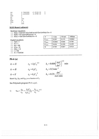 Resolução fogler 4ed.