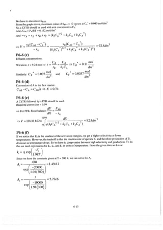 Resolução fogler 4ed.