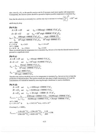 Resolução fogler 4ed.