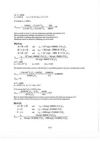 Resolução fogler 4ed.