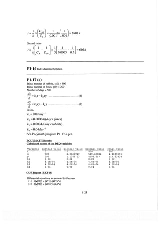 Resolução fogler 4ed.