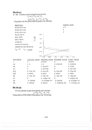 Resolução fogler 4ed.