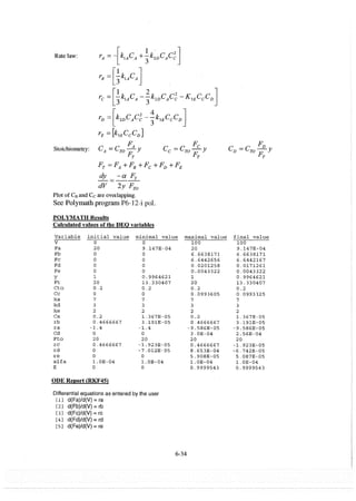 Resolução fogler 4ed.