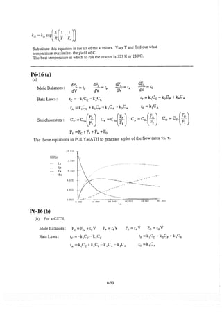 Resolução fogler 4ed.