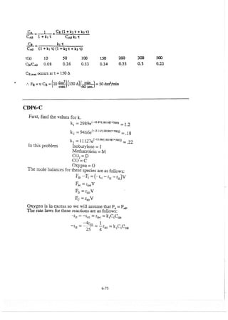 Resolução fogler 4ed.