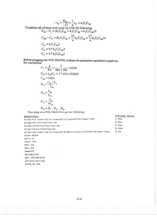 Resolução fogler 4ed.