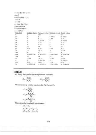 Resolução fogler 4ed.