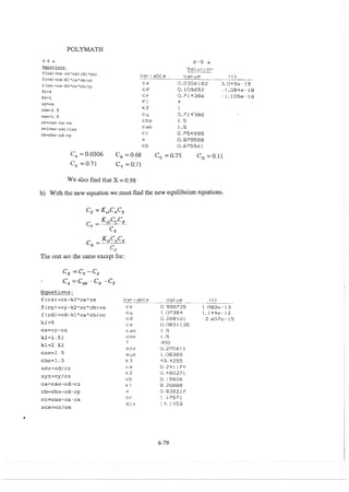 Resolução fogler 4ed.