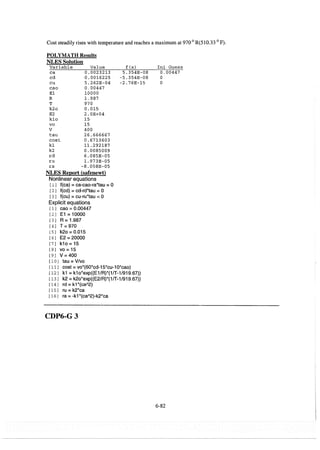 Resolução fogler 4ed.