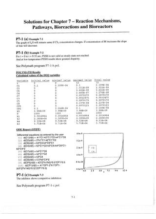 Resolução fogler 4ed.