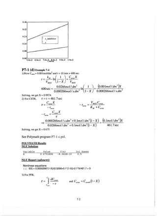 Resolução fogler 4ed.
