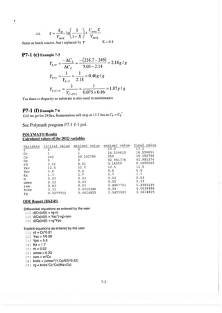Resolução fogler 4ed.