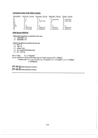 Resolução fogler 4ed.