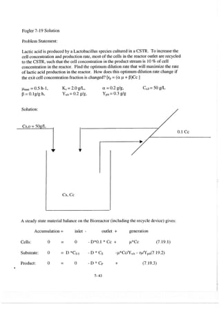 Resolução fogler 4ed.