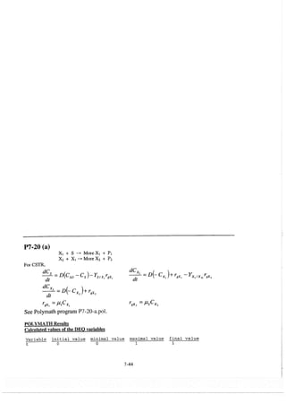 Resolução fogler 4ed.