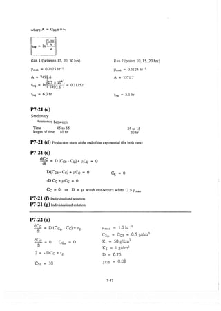 Resolução fogler 4ed.