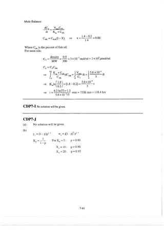 Resolução fogler 4ed.